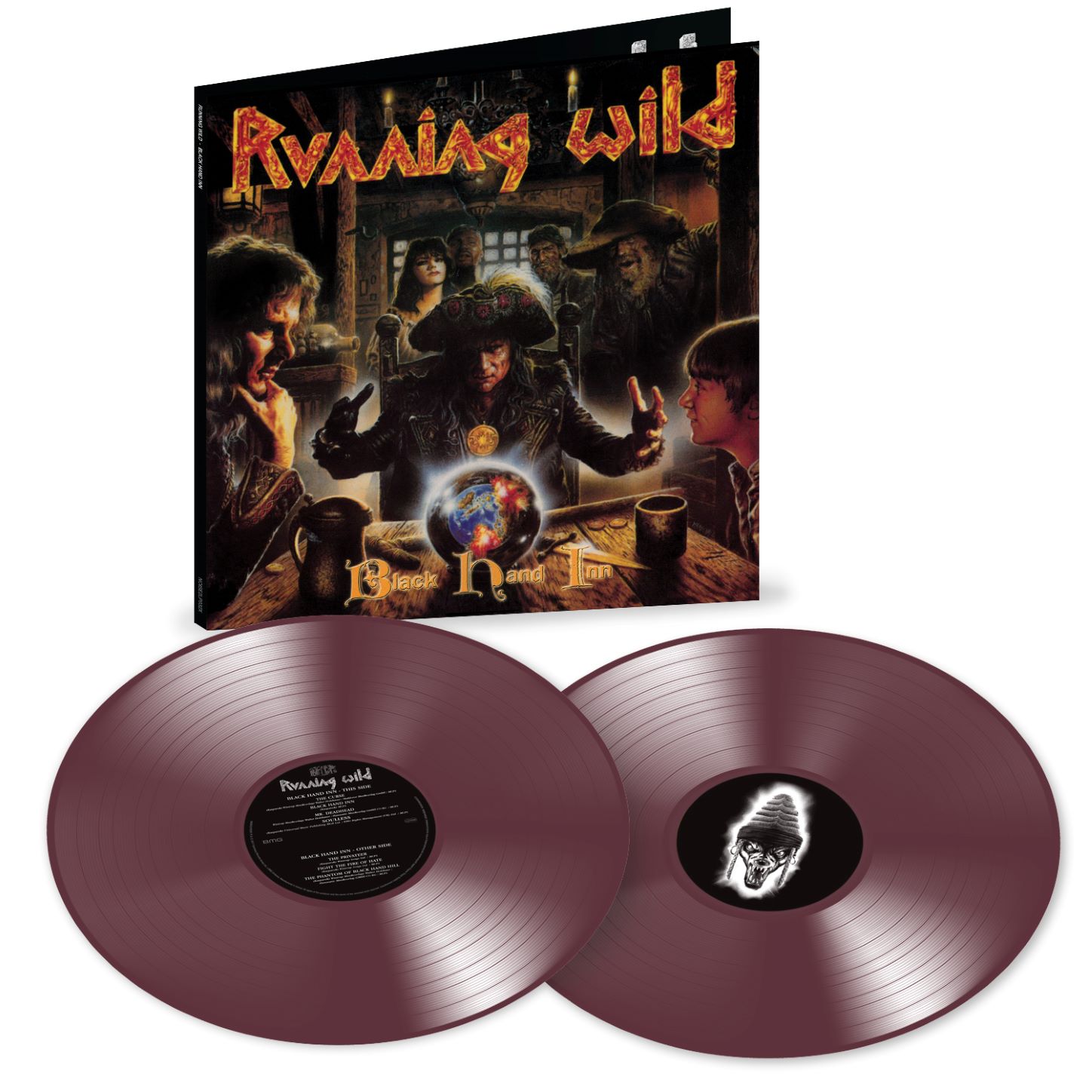 RUNNING WILD BLACK HAND INN Special coloured Vinyl Editionsigned by